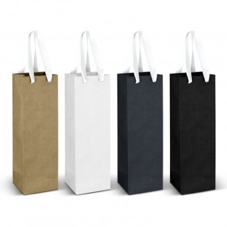Wine Ribbon Handle Paper Bag Promotional Products